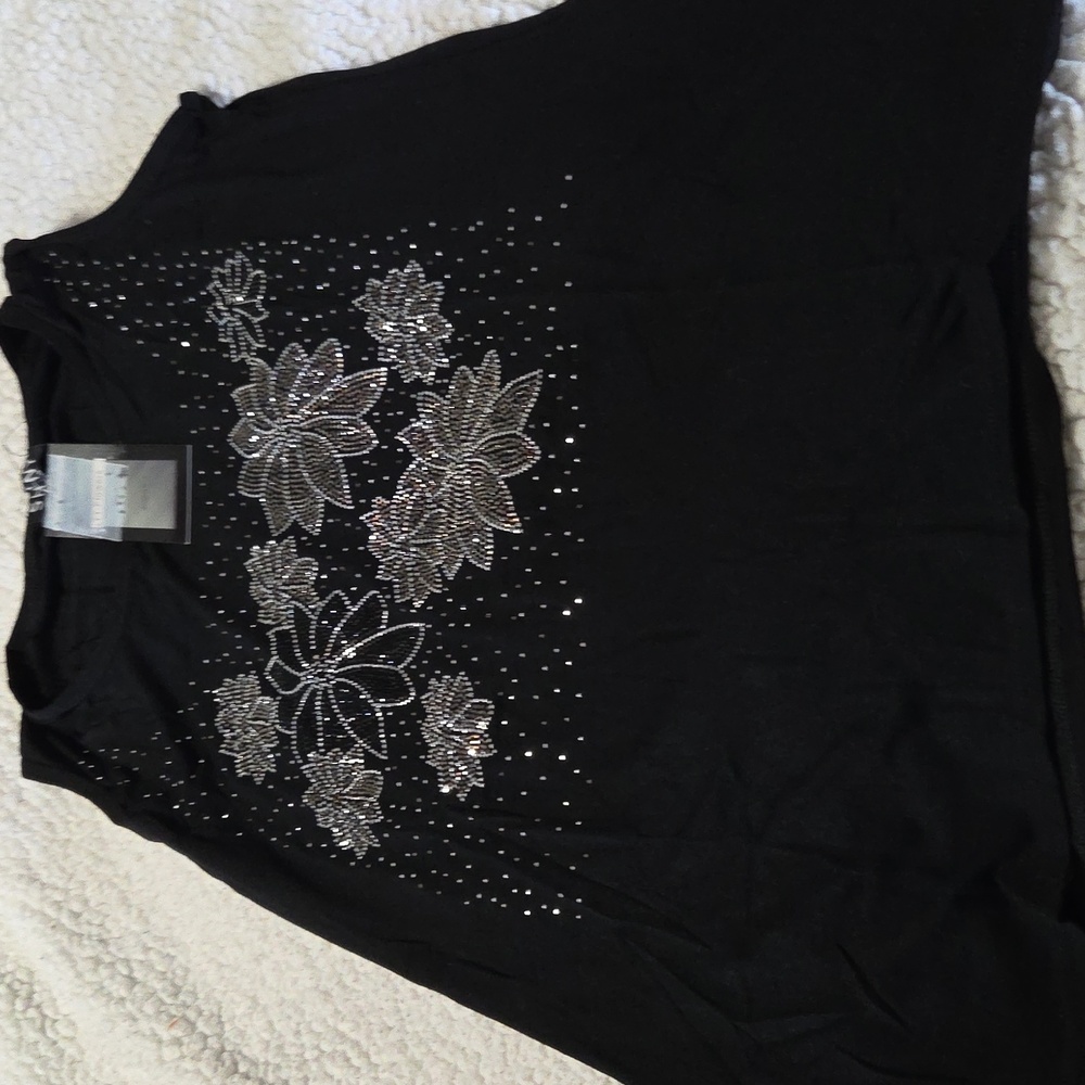 NWT SHINY SLEEVELESS SHIRT